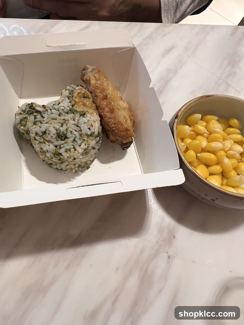 Fried Chicken and Rice