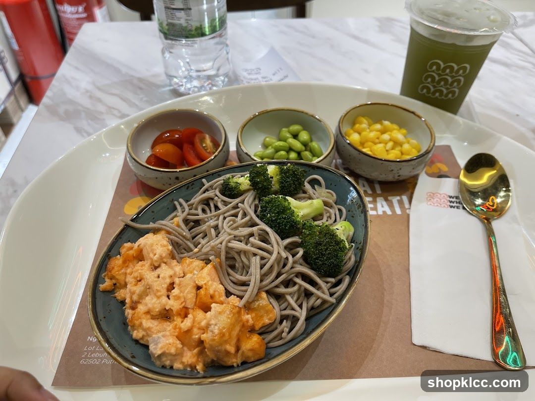 Soba Noodle Bowl with Sides