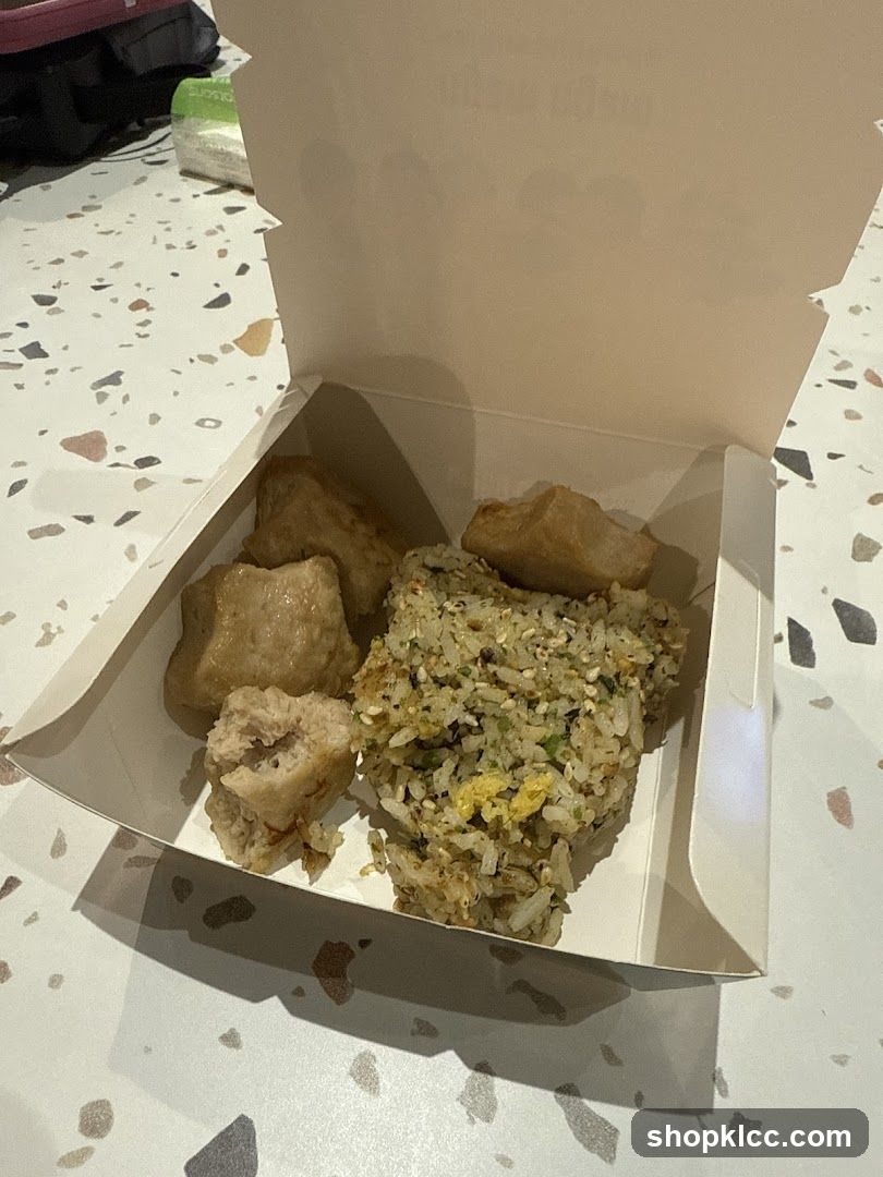 Takeout Box with Food