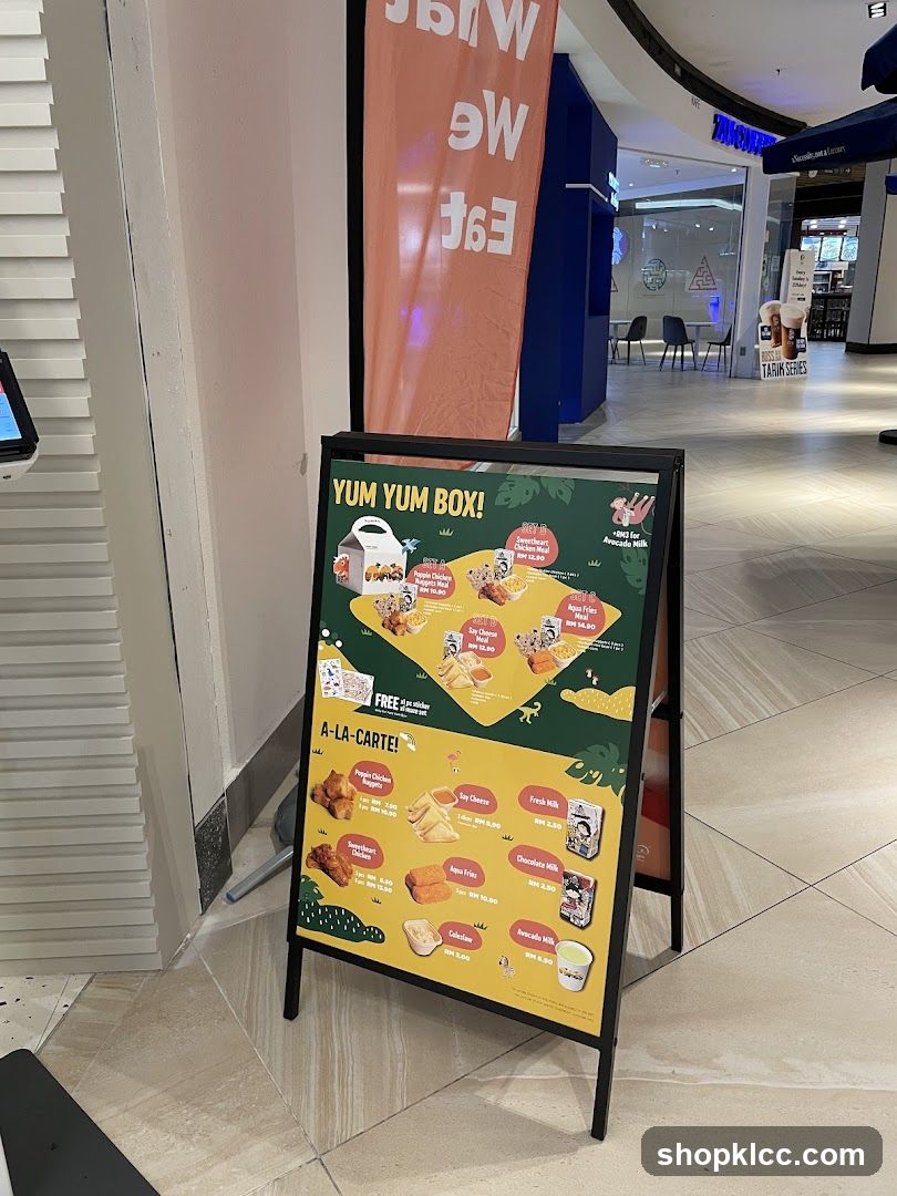 Yum Yum Box Menu
