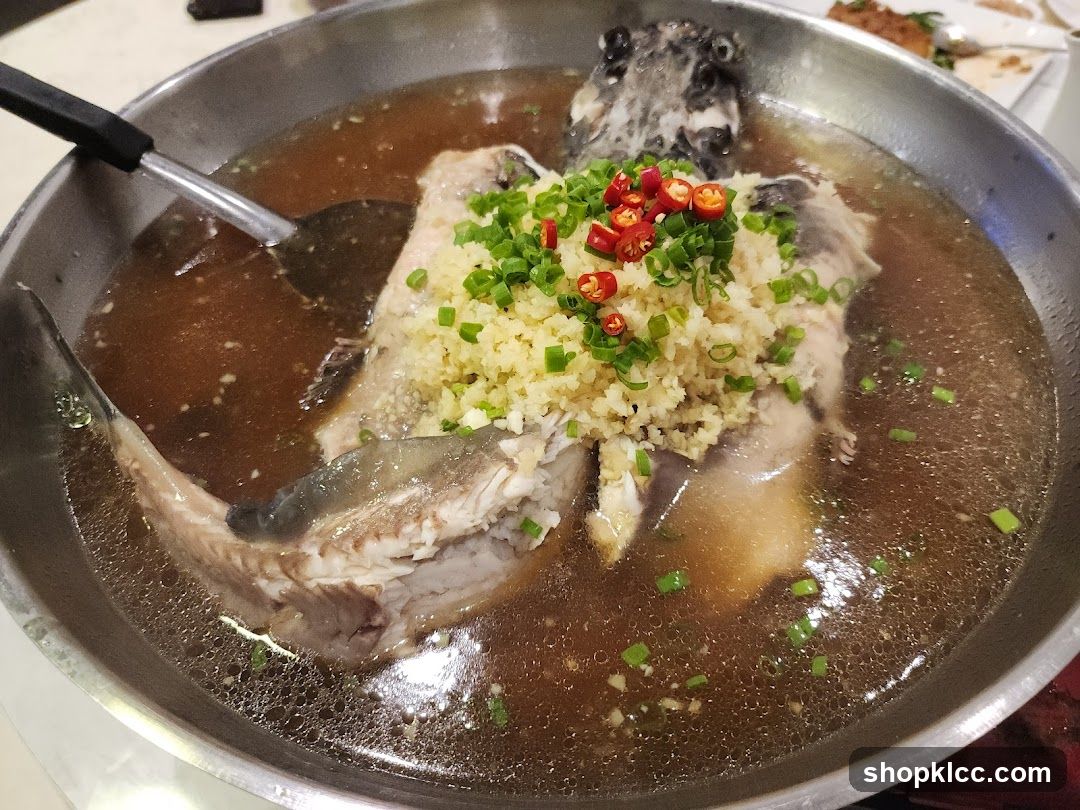 Steamed Fish Head Dish