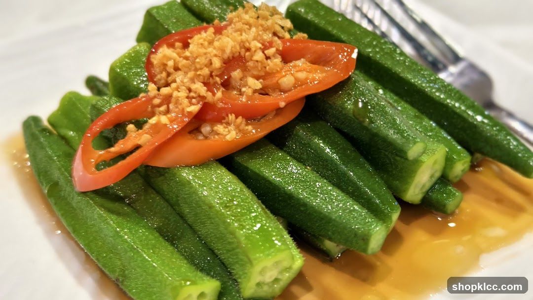 Okra with Chili and Garlic