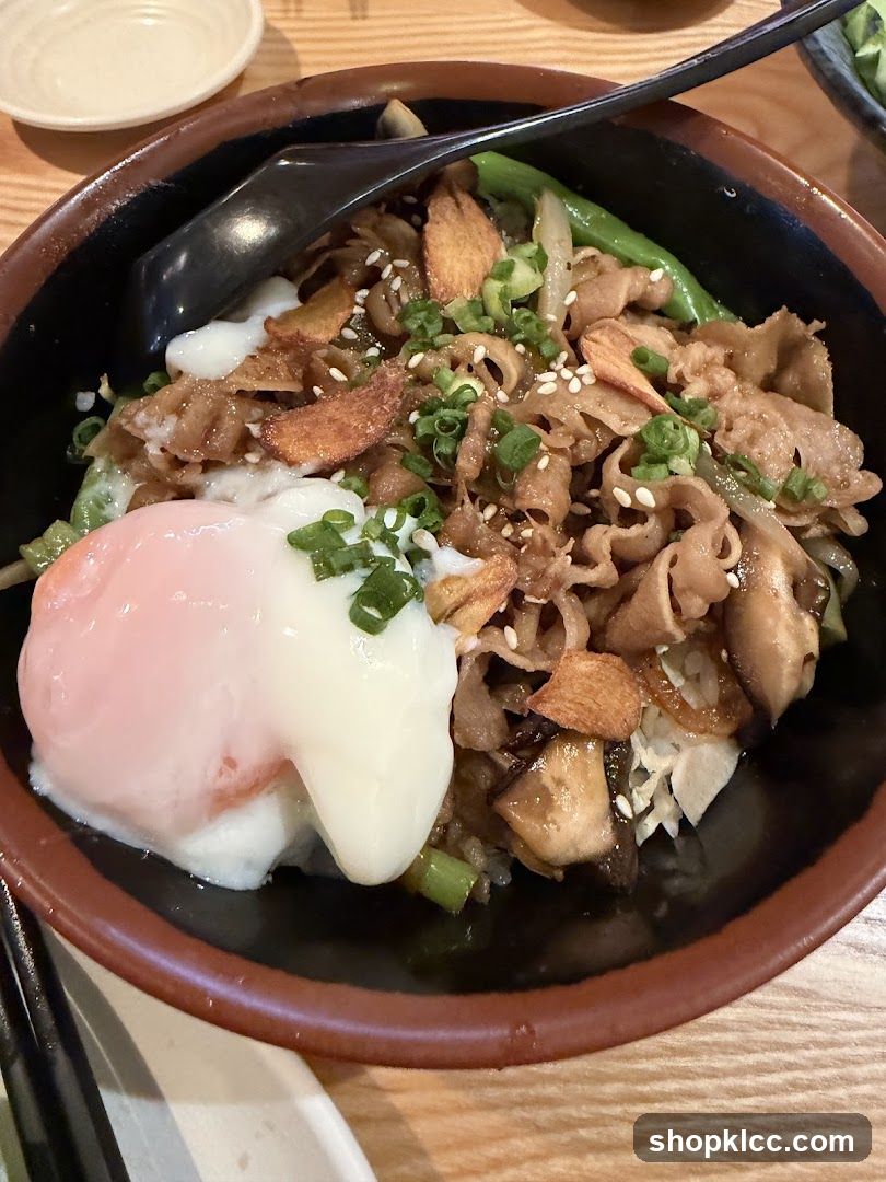 Pork and Egg Rice Bowl