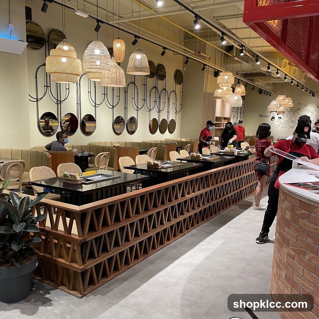 Restaurant Interior with Dining Tables