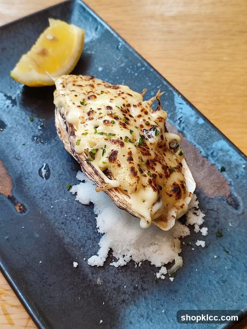 Baked Oyster with Cheese