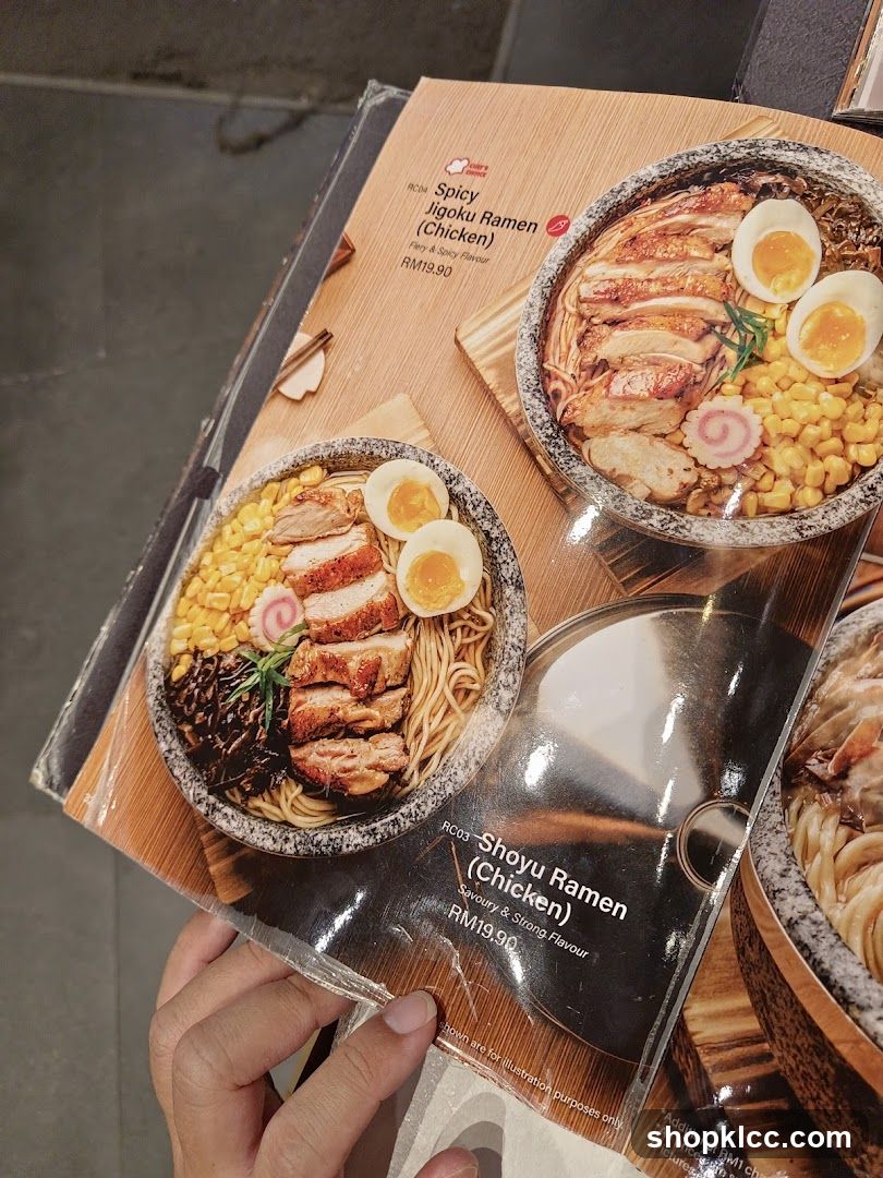 Ramen Menu