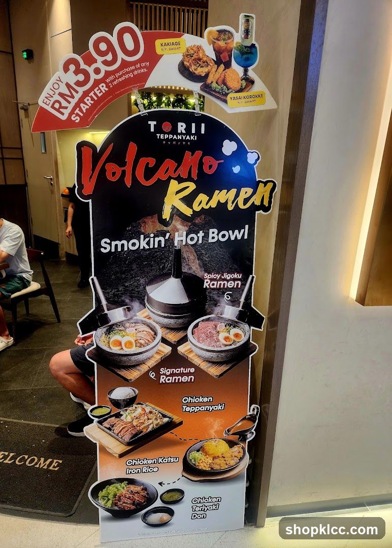 Volcano Ramen Promotion