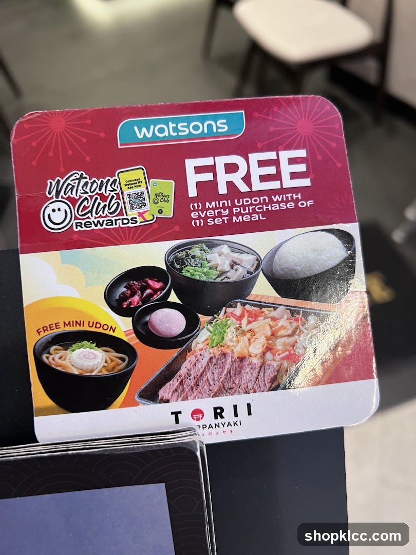 Watsons Club Rewards Flyer