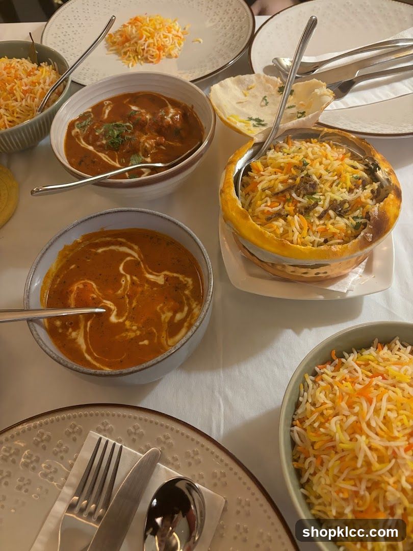 Indian Food Spread