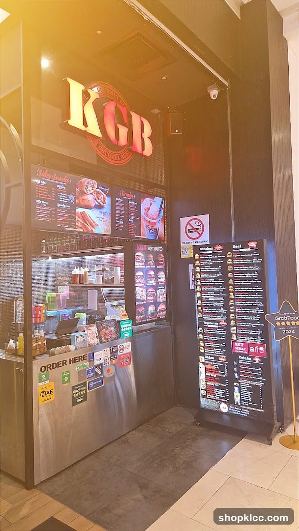 KGB Gourmet Burgers Counter