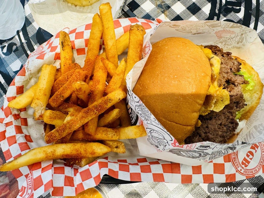 Burger and Fries