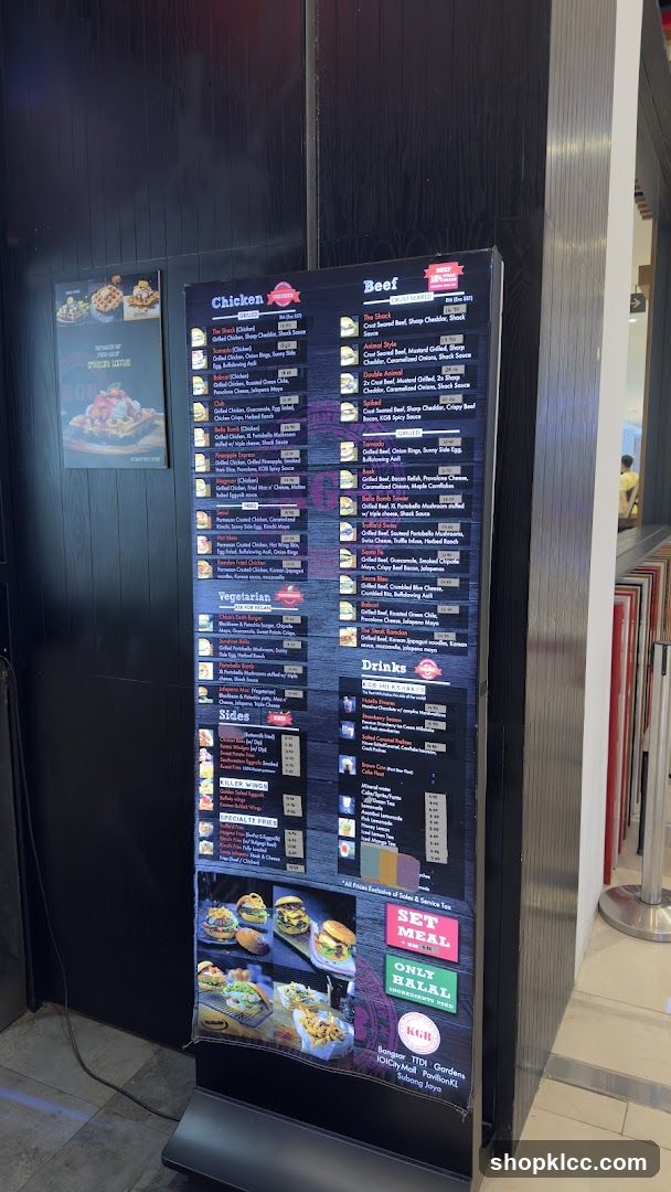 KGB Menu