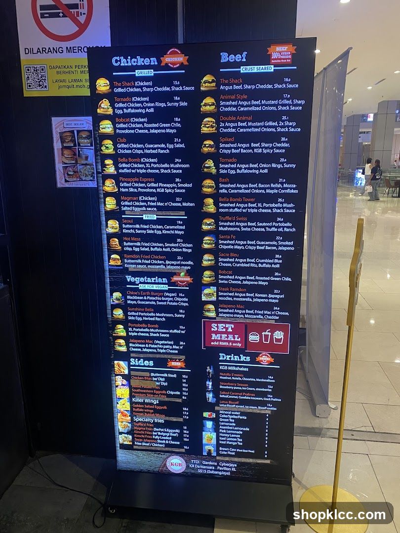 KGB Menu