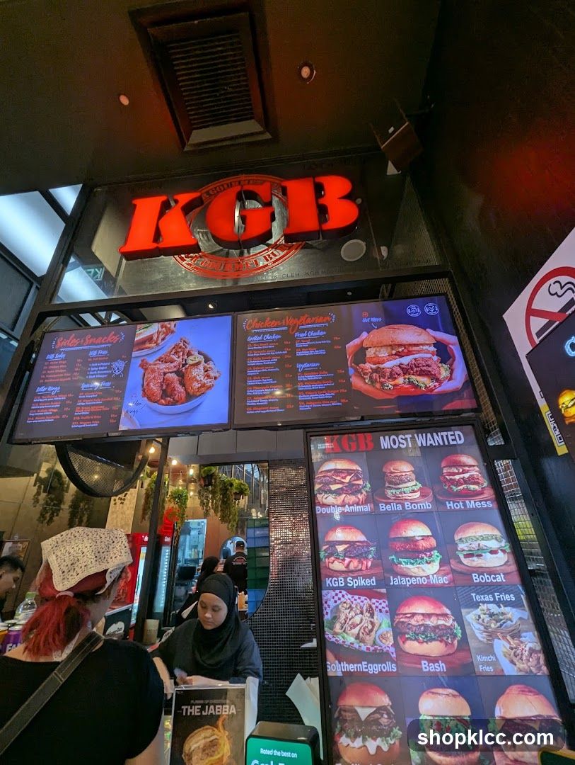 KGB Restaurant Menu