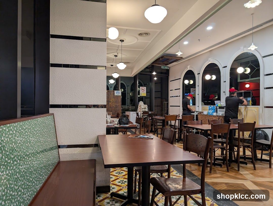 Restaurant Interior with Staff