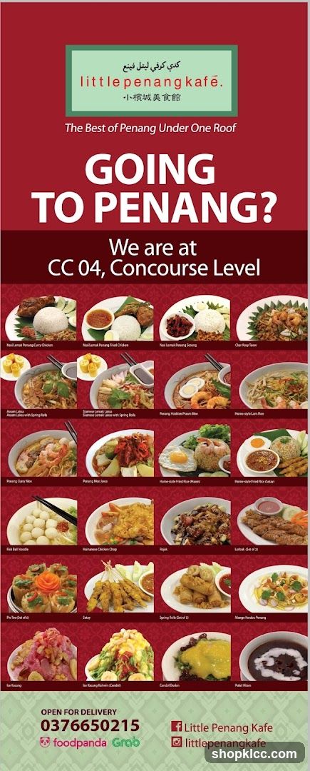 Little Penang Kafe Menu