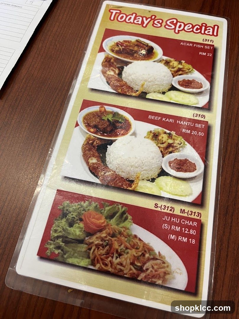 Today's Special