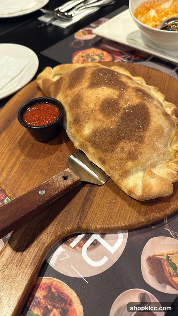 Calzone with Marinara Sauce