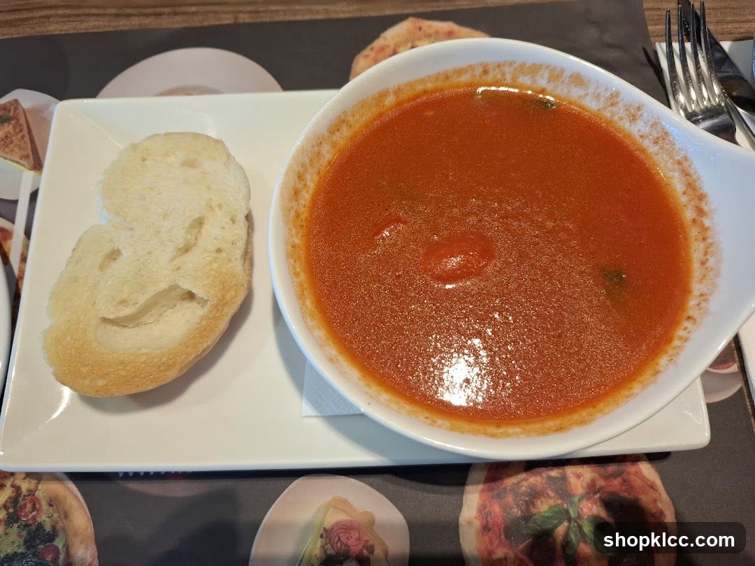 Tomato Soup with Bread