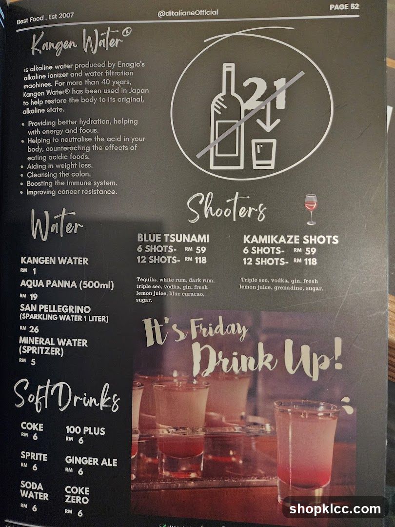 Menu Page 52