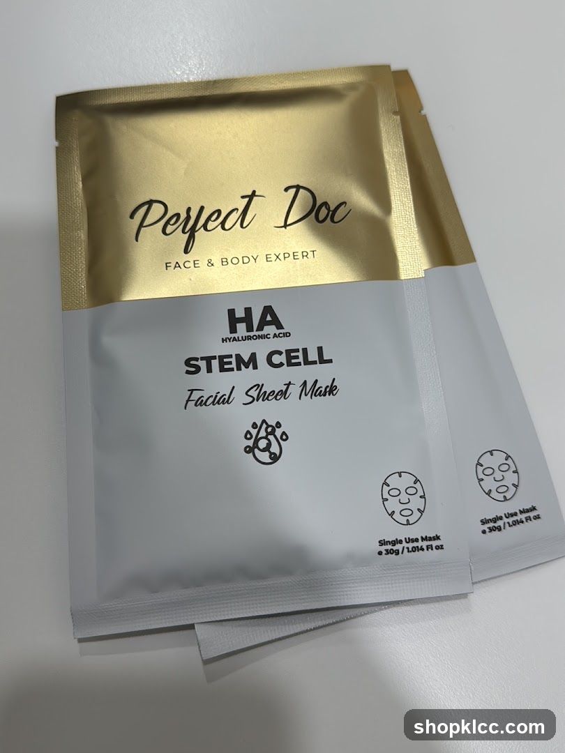 Perfect Doc HA Stem Cell Facial Sheet Mask