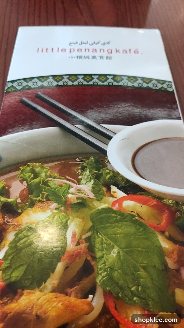 Little Penang Kafe Menu
