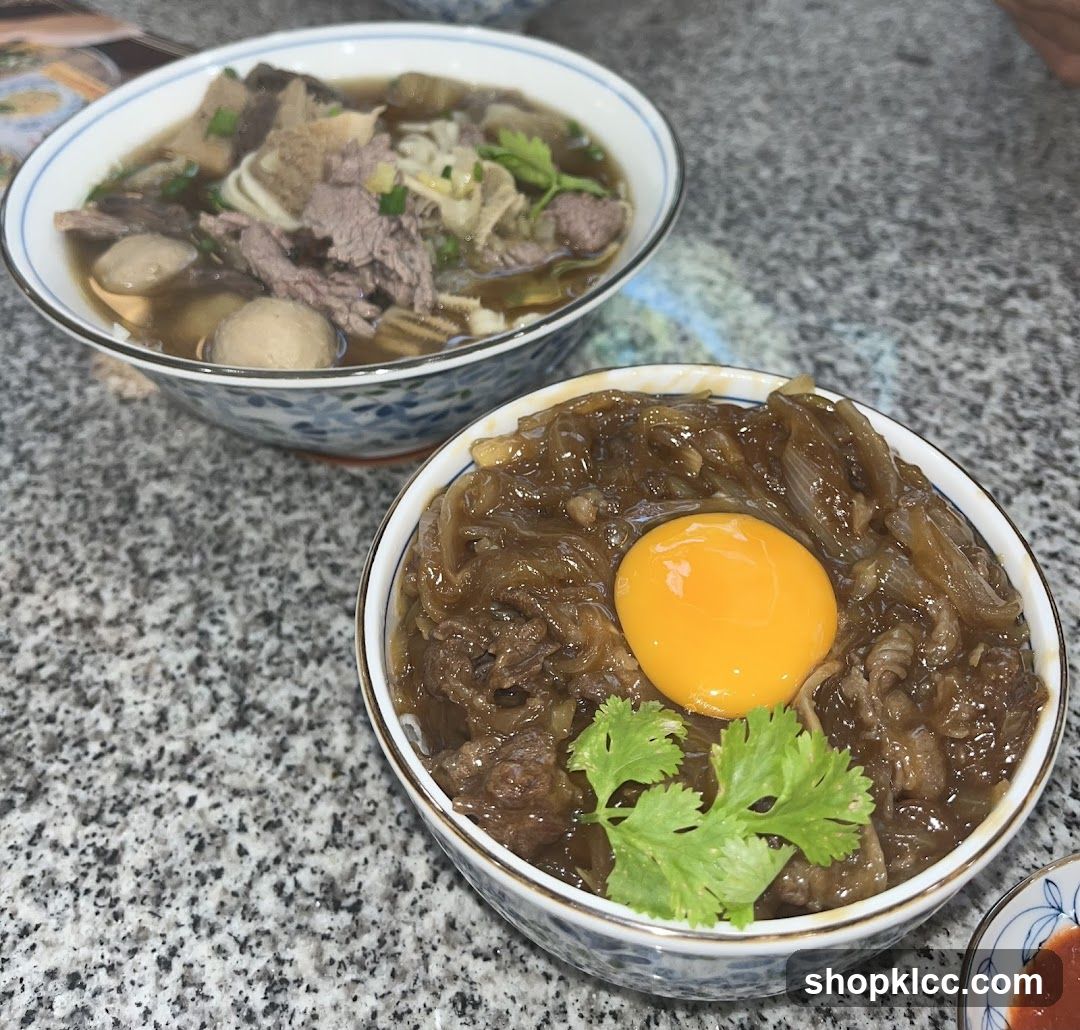 Beef and Noodle Soup with Beef Bowl