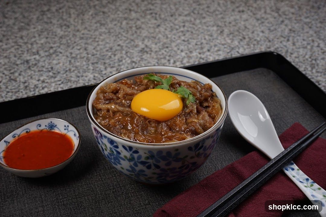 Beef and Egg Rice Bowl