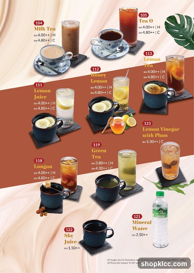Beverage Menu