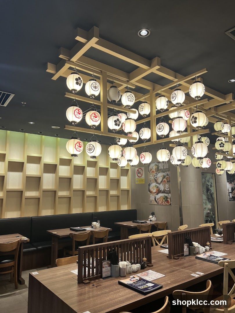 Restaurant Interior with Lanterns