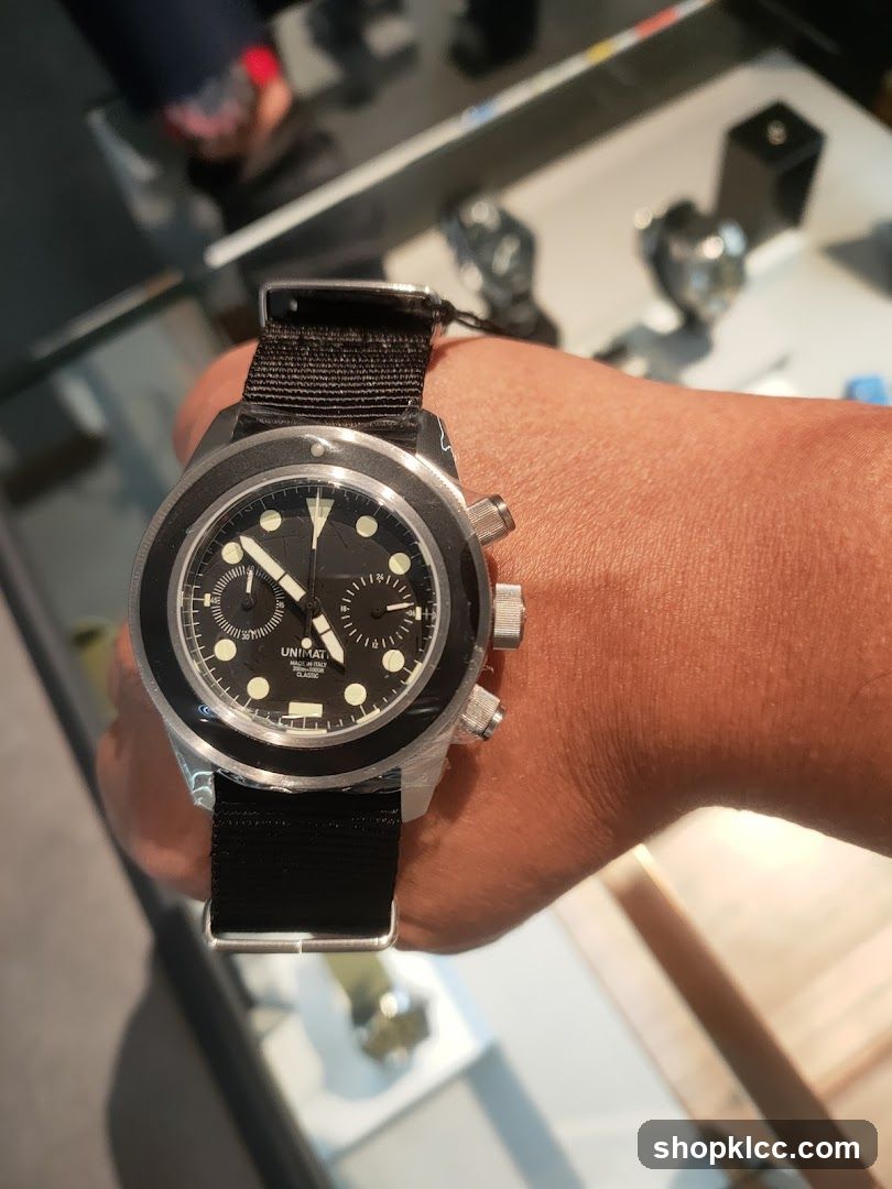 Watch on wrist