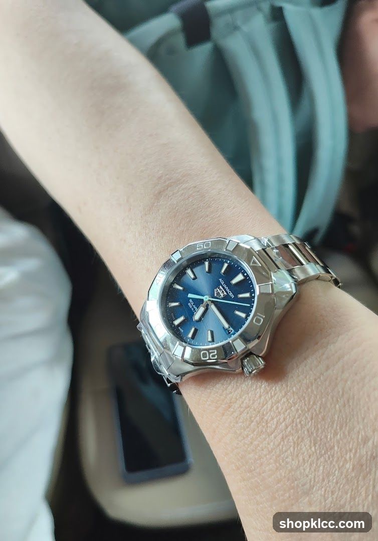 Watch on wrist