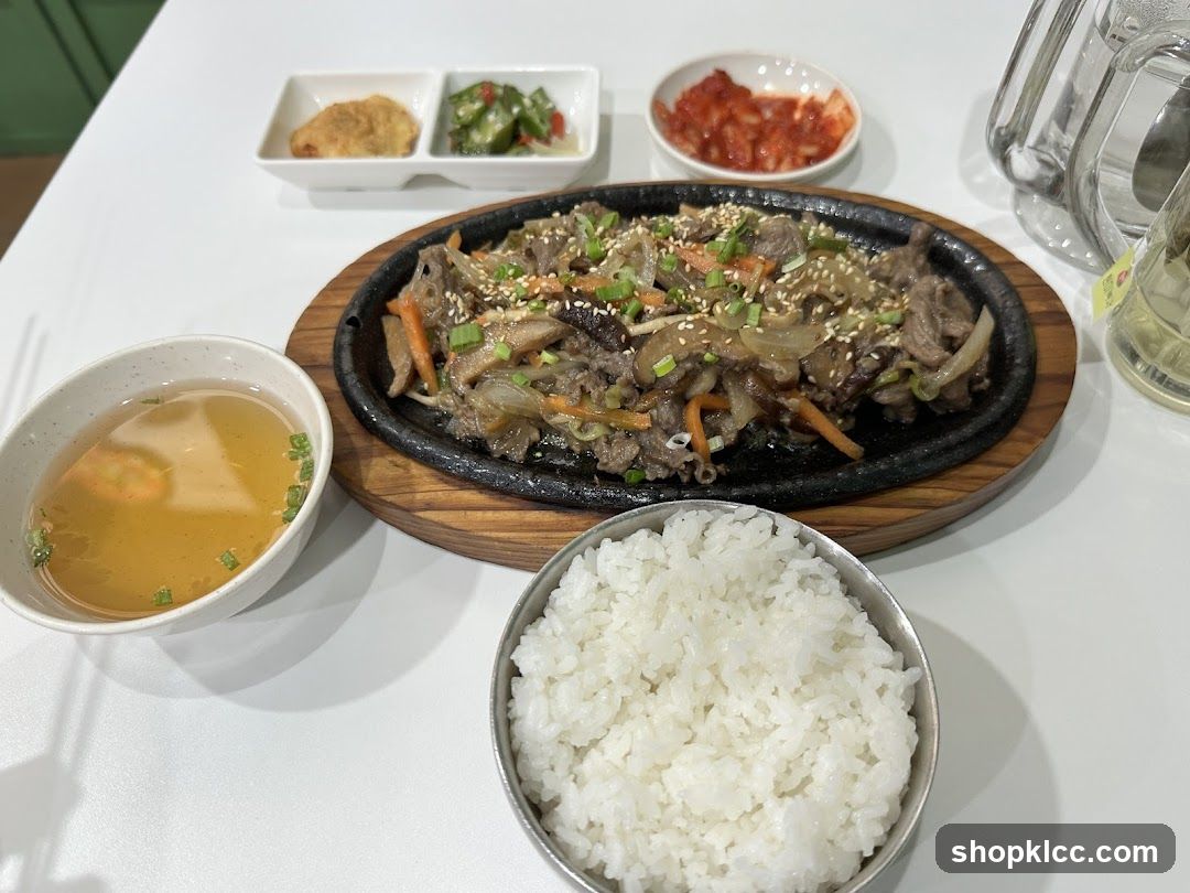 Korean Bulgogi Platter