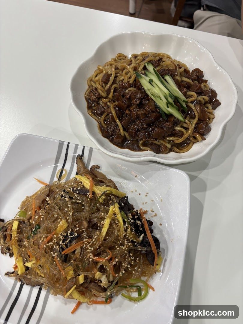 Korean Noodles and Japchae