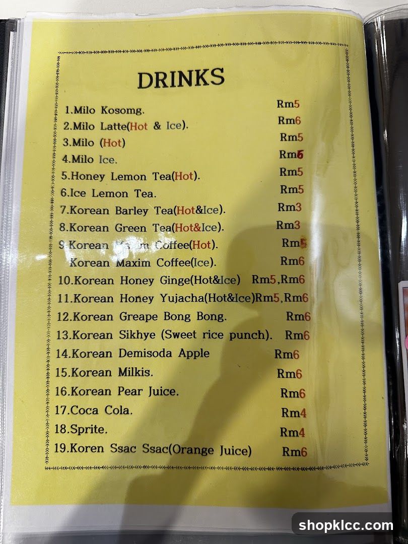 DRINKS