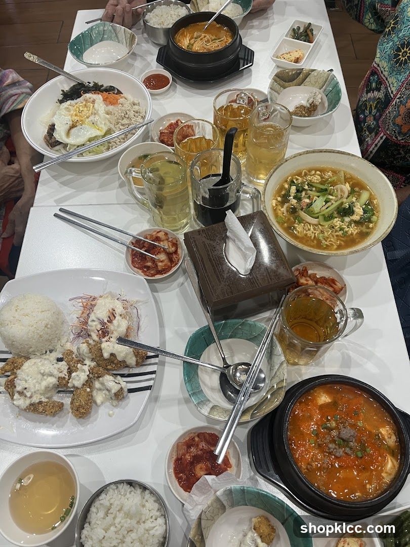 Korean Food Spread