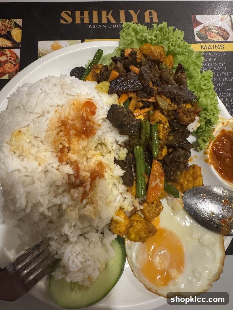 Shikiya Asian Cuisine Meal