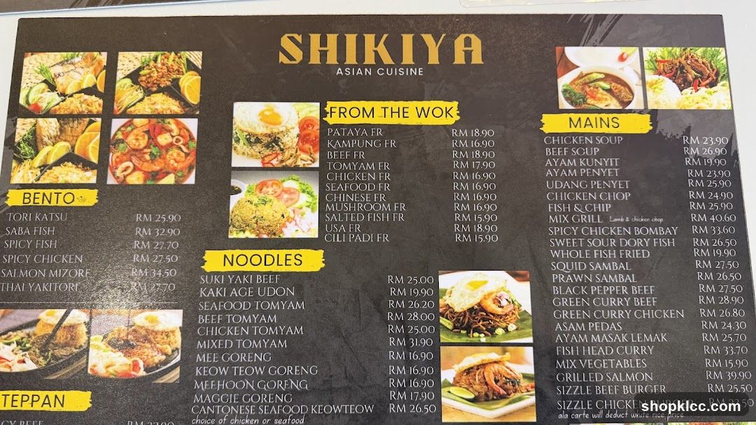 SHIKIYA ASIAN CUISINE