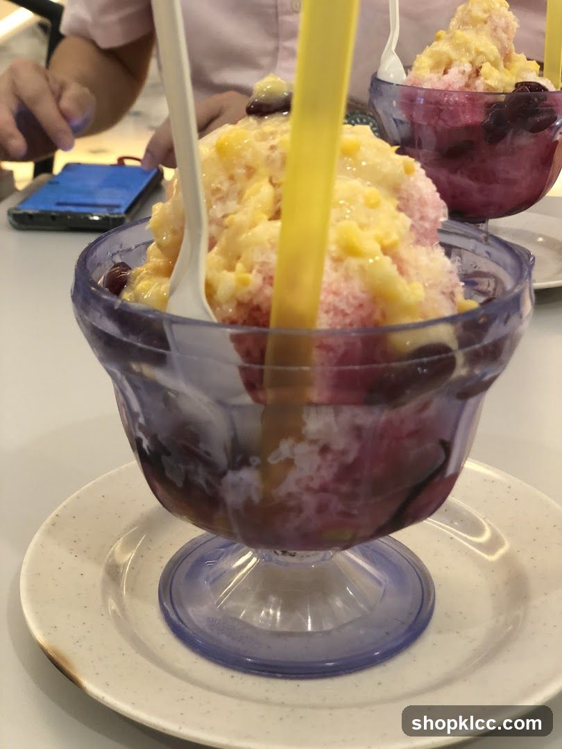 Shaved Ice Dessert