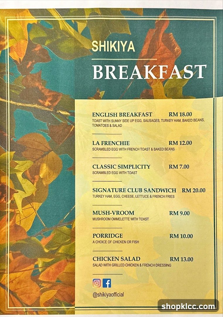 SHIKIYA BREAKFAST