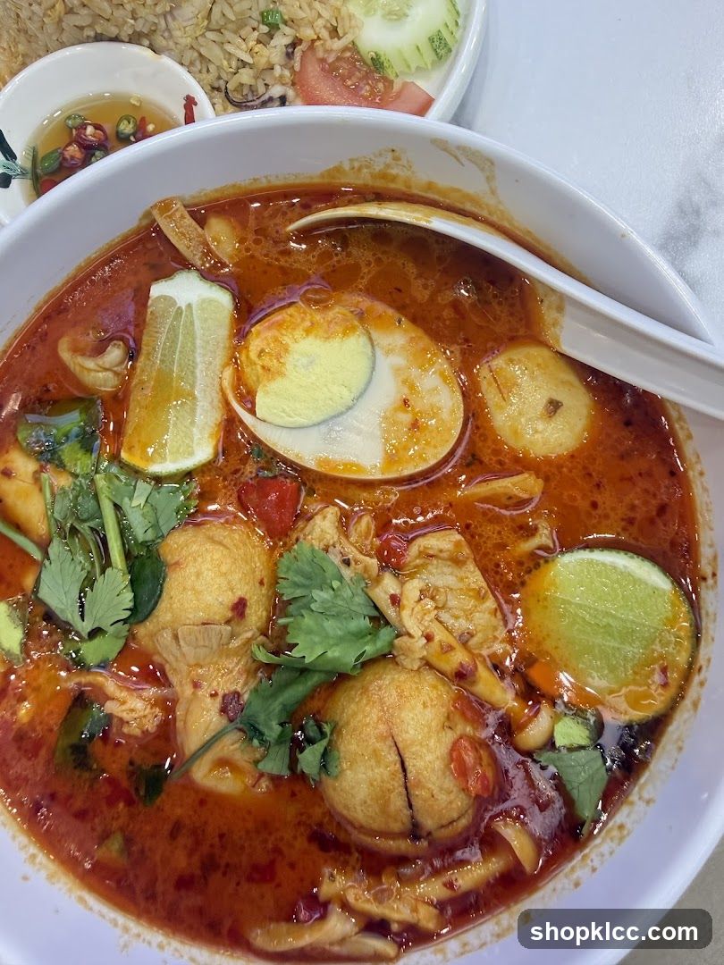 Tom Yum Soup with Fried Rice