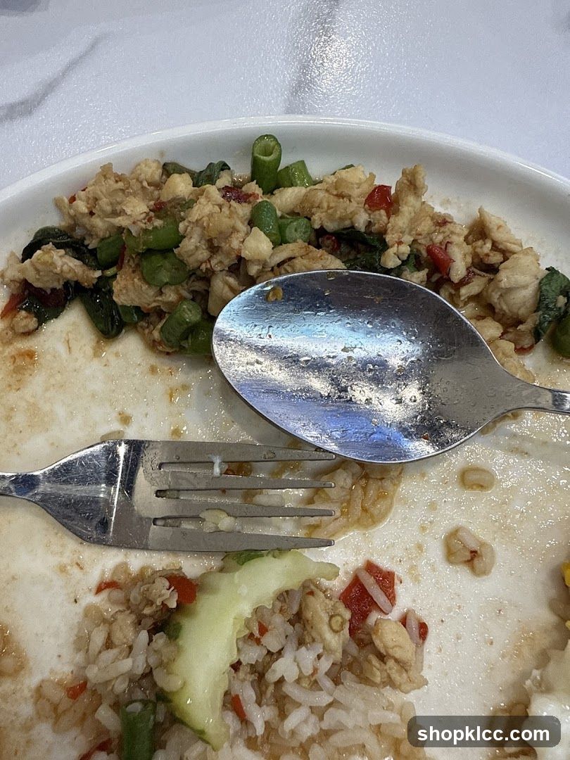 Partially Eaten Meal
