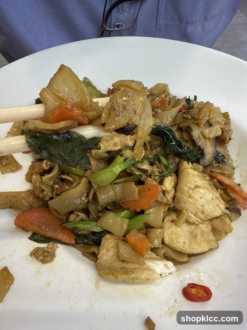 Pad See Ew with Chicken