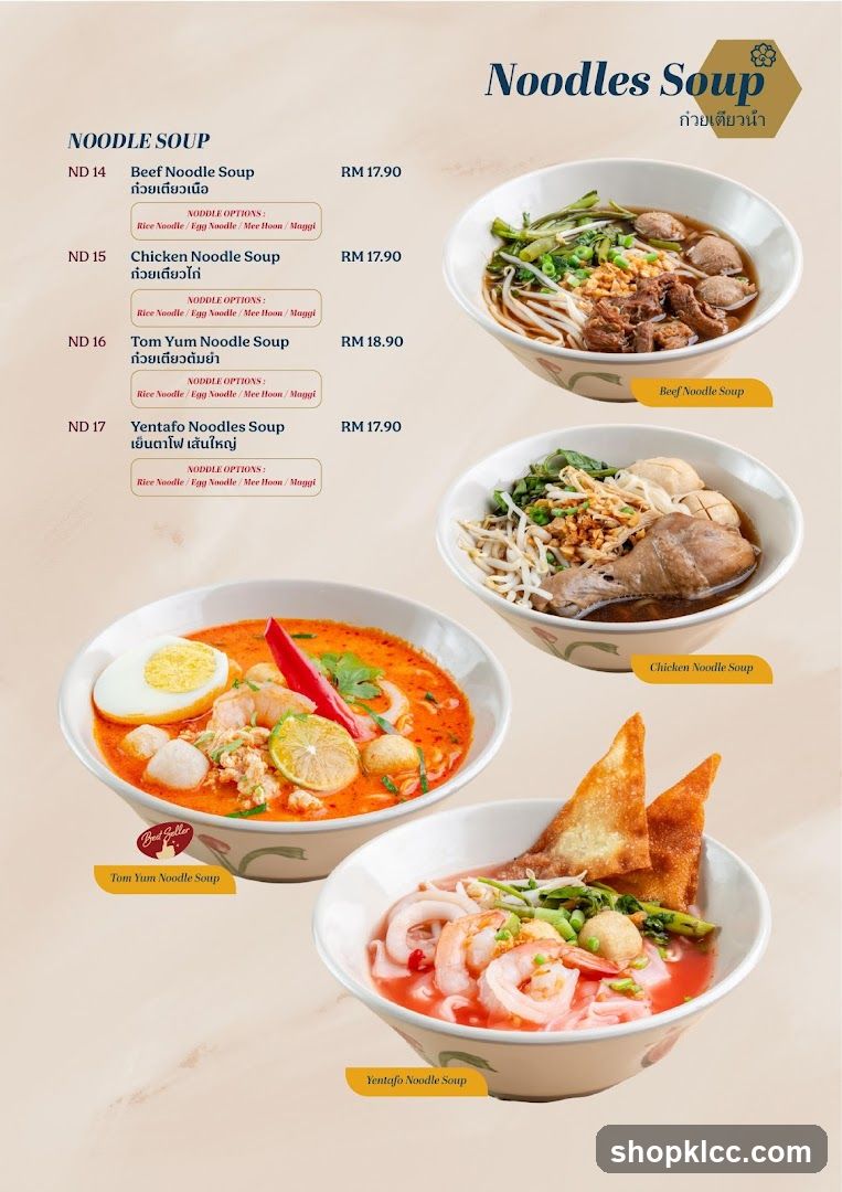 Noodles Soup
