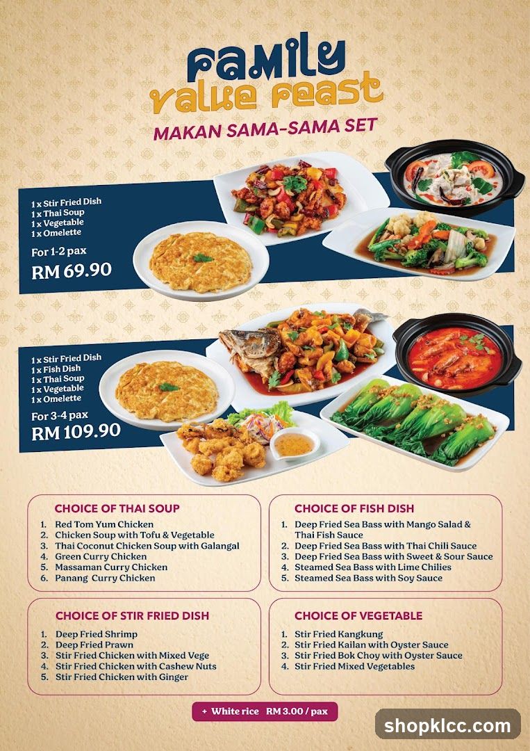 Family Value Feast - Makan Sama-Sama Set