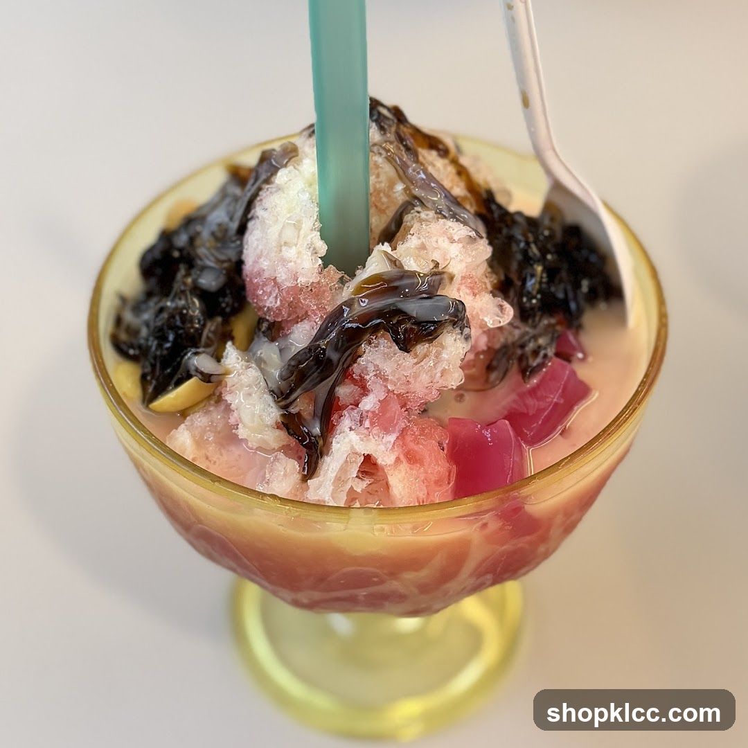 Dessert with Shaved Ice