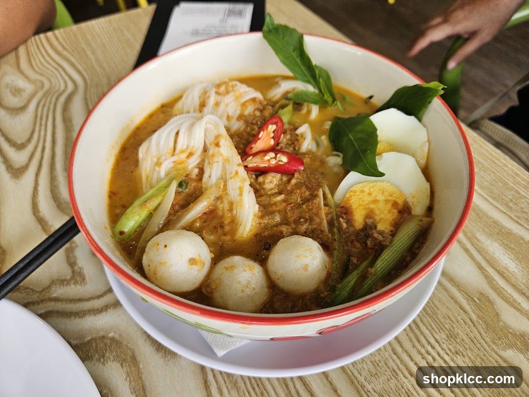 Bowl of Noodles with Fish Balls and Egg