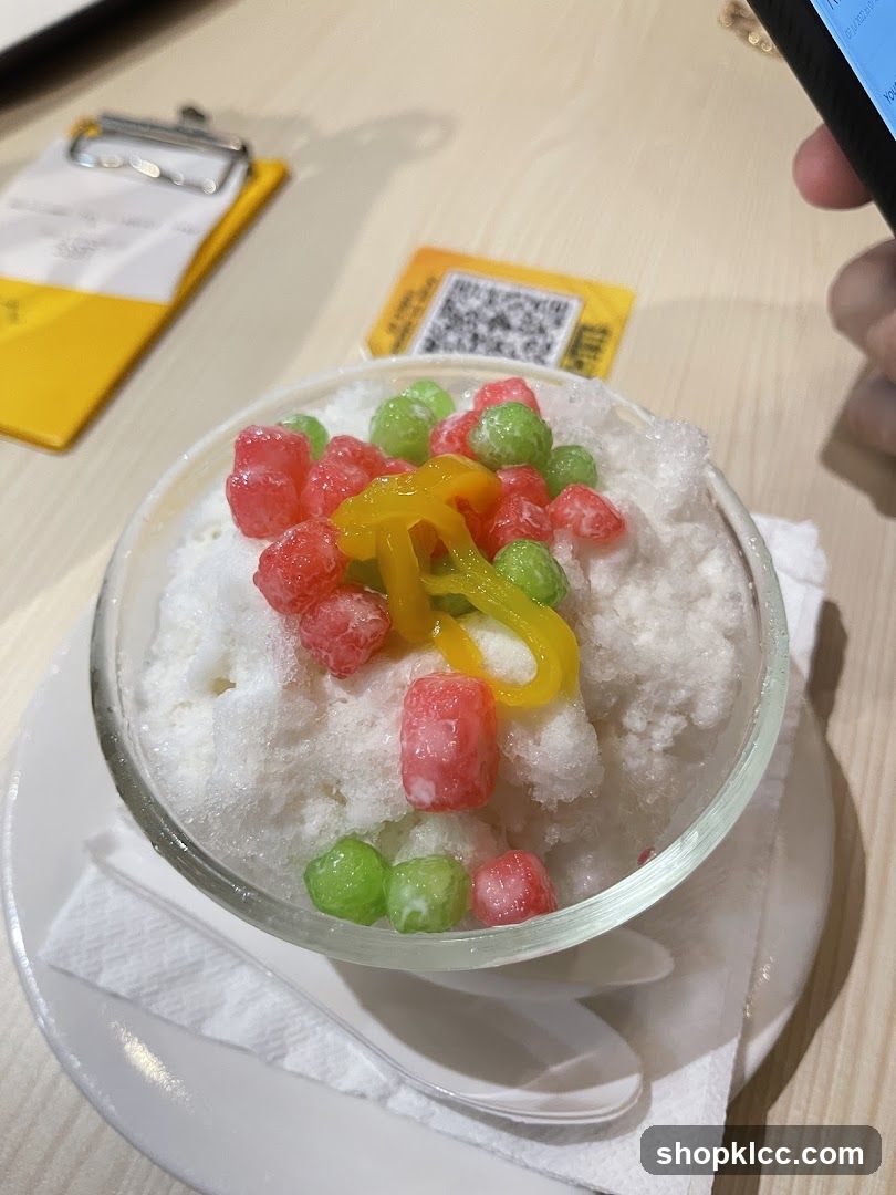 Shaved Ice Dessert