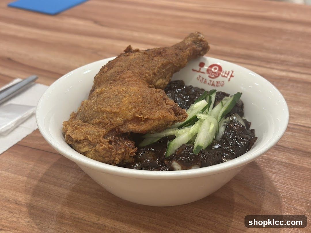 Fried Chicken with Jjajangmyeon