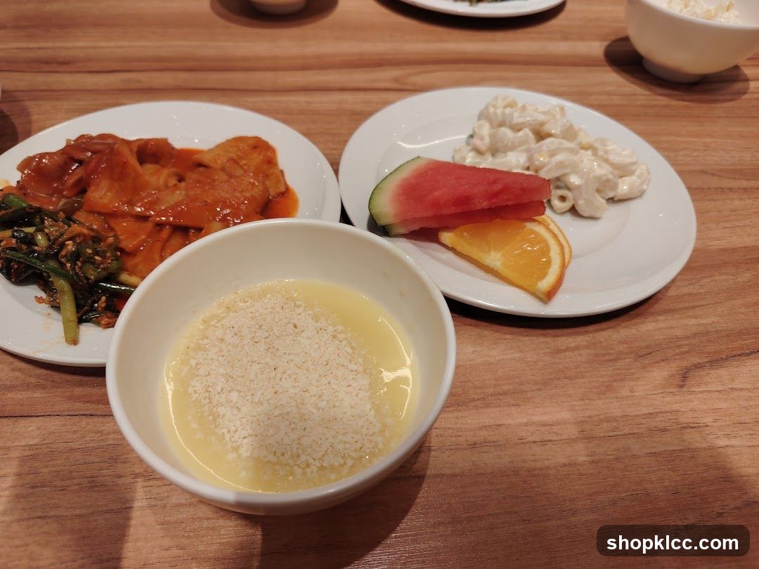 Assorted Dishes on Wooden Table